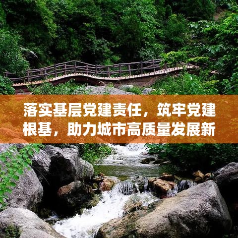 落实基层党建责任，筑牢党建根基，助力城市高质量发展新篇章