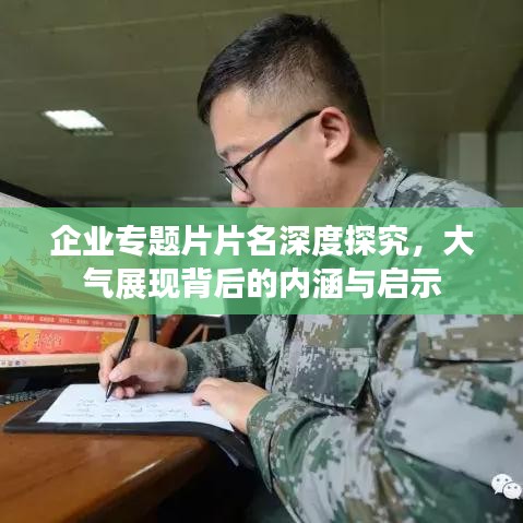 企业专题片片名深度探究,大气展现背后的内涵与启示
