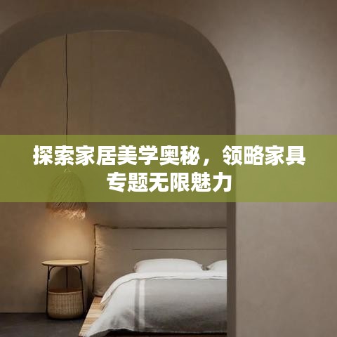 探索家居美学奥秘,领略家具专题无限魅力