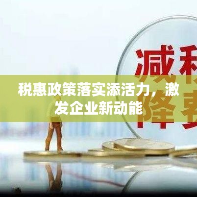 税惠政策落实添活力,激发企业新动能