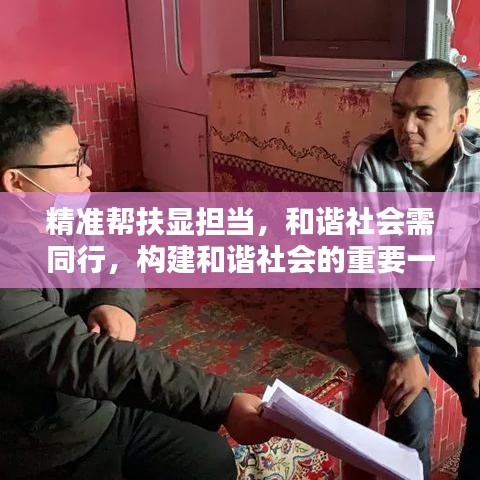 精准帮扶显担当，和谐社会需同行，构建和谐社会的重要一环