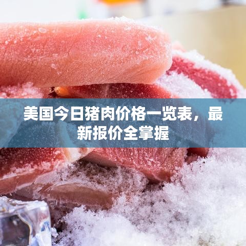 美国今日猪肉价格一览表，最新报价全掌握