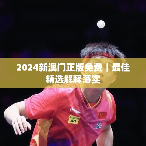 2024新澳门正版免费|最佳精选解释落实