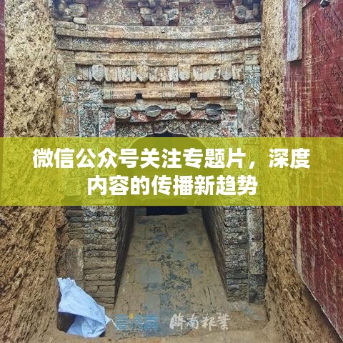 微信公众号关注专题片,深度内容的传播新趋势