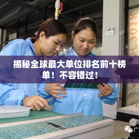 揭秘全球最大单位排名前十榜单!不容错过!