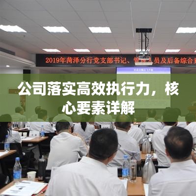 公司落实高效执行力，核心要素详解