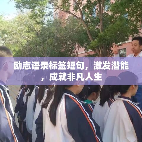 励志语录标签短句,激发潜能,成就非凡人生