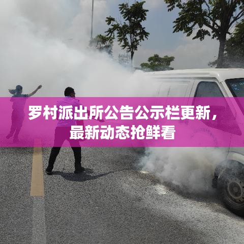 罗村派出所公告公示栏更新,最新动态抢鲜看