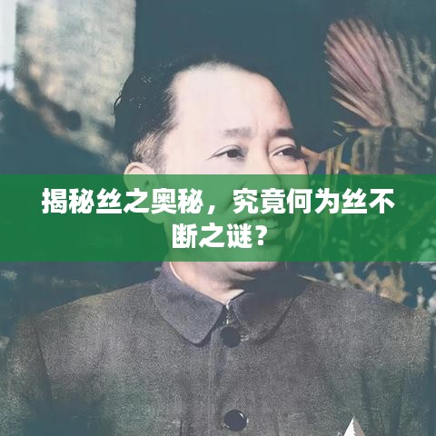 揭秘丝之奥秘,究竟何为丝不断之谜?