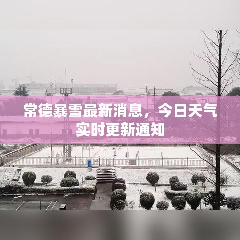 常德暴雪最新消息,今日天气实时更新通知