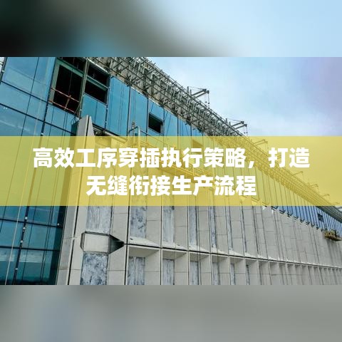 高效工序穿插执行策略,打造无缝衔接生产流程