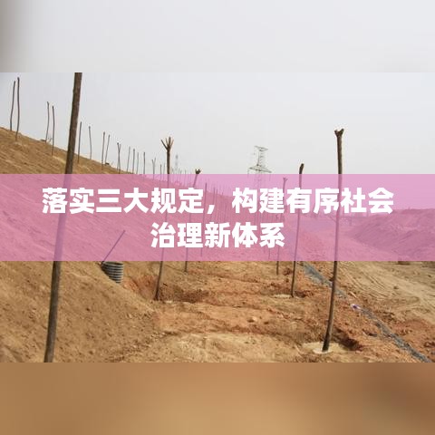 落实三大规定，构建有序社会治理新体系