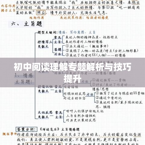初中阅读理解专题解析与技巧提升