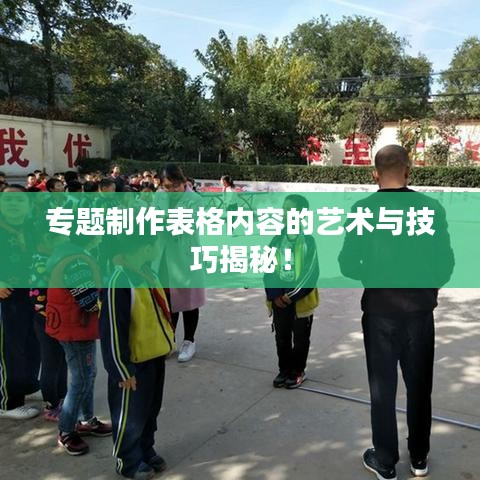 专题制作表格内容的艺术与技巧揭秘!