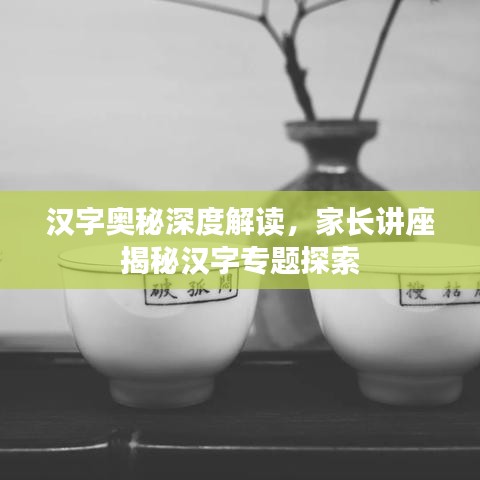 汉字奥秘深度解读,家长讲座揭秘汉字专题探索