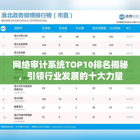 网络审计系统TOP10排名揭秘，引领行业发展的十大力量