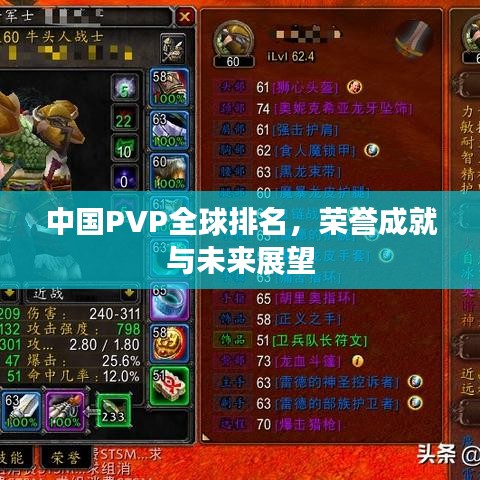 中国PVP全球排名,荣誉成就与未来展望