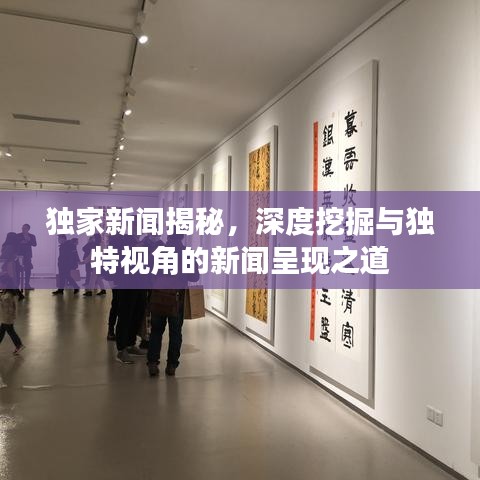 独家新闻揭秘,深度挖掘与独特视角的新闻呈现之道
