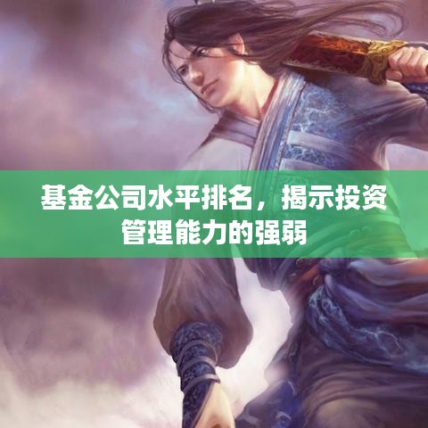 基金公司水平排名，揭示投资管理能力的强弱