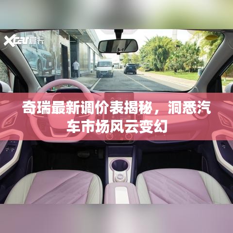 奇瑞最新调价表揭秘,洞悉汽车市场风云变幻