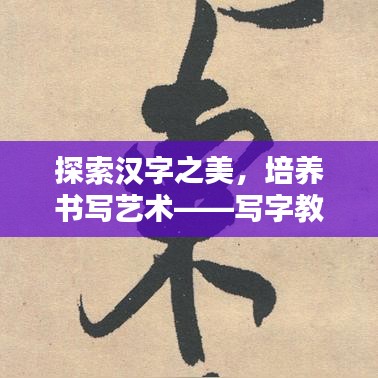 探索汉字之美，培养书写艺术——写字教学小专题研究