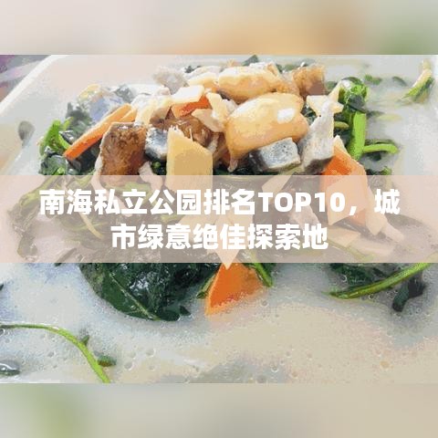 南海私立公园排名TOP10，城市绿意绝佳探索地