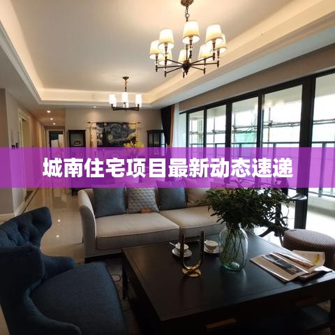 城南住宅项目最新动态速递