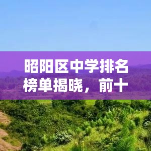 昭阳区中学排名榜单揭晓，前十名学校一览