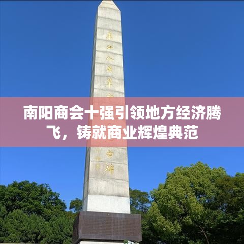 南阳商会十强引领地方经济腾飞，铸就商业辉煌典范