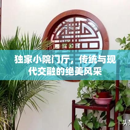 独家小院门厅，传统与现代交融的绝美风采