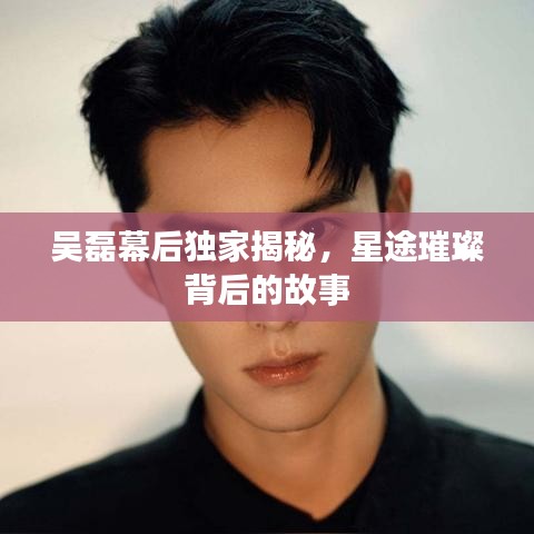吴磊幕后独家揭秘，星途璀璨背后的故事
