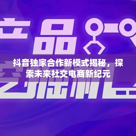 抖音独家合作新模式揭秘，探索未来社交电商新纪元
