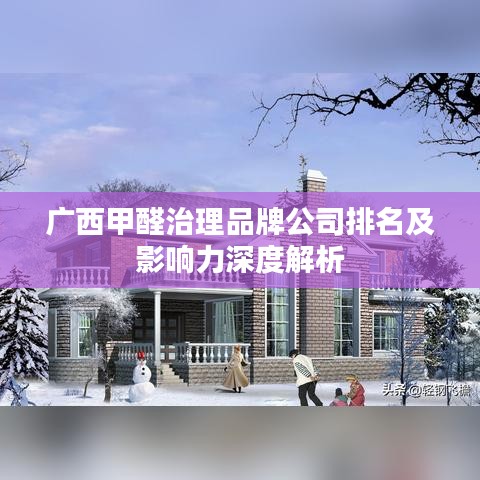 广西甲醛治理品牌公司排名及影响力深度解析