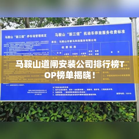 马鞍山道闸安装公司排行榜TOP榜单揭晓！