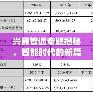 兴民智通专题揭秘，智能时代的新篇章探索