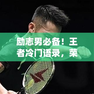 励志男必备！王者冷门语录，荣耀之路，永不言弃