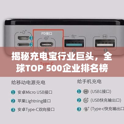 揭秘充电宝行业巨头，全球TOP 500企业排名榜单重磅出炉！