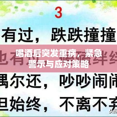 喝酒后突发重病,紧急警示与应对策略