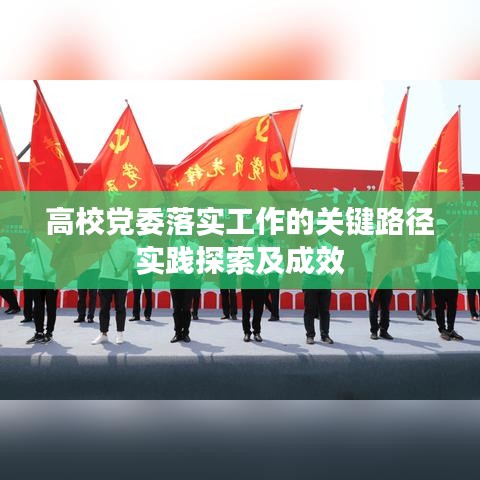 高校党委落实工作的关键路径实践探索及成效