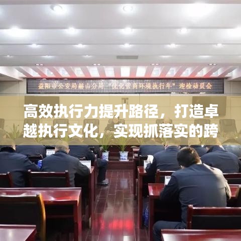 高效执行力提升路径,打造卓越执行文化,实现抓落实的跨越