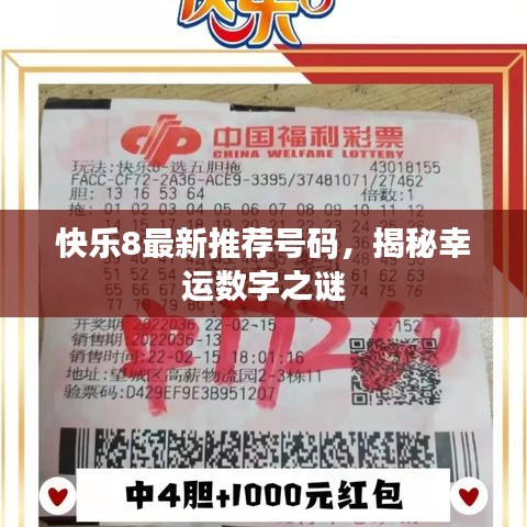 快乐8最新推荐号码,揭秘幸运数字之谜