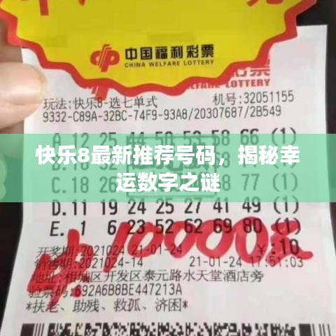 快乐8最新推荐号码,揭秘幸运数字之谜