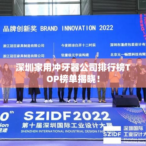 深圳家用冲牙器公司排行榜TOP榜单揭晓！