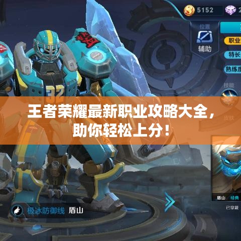 王者荣耀最新职业攻略大全,助你轻松上分!